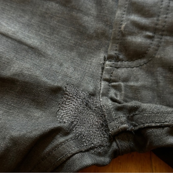 A.P.C. Petite Standard Raw Selvedge Denim in Charcoal Gray - Picture 7 of 13